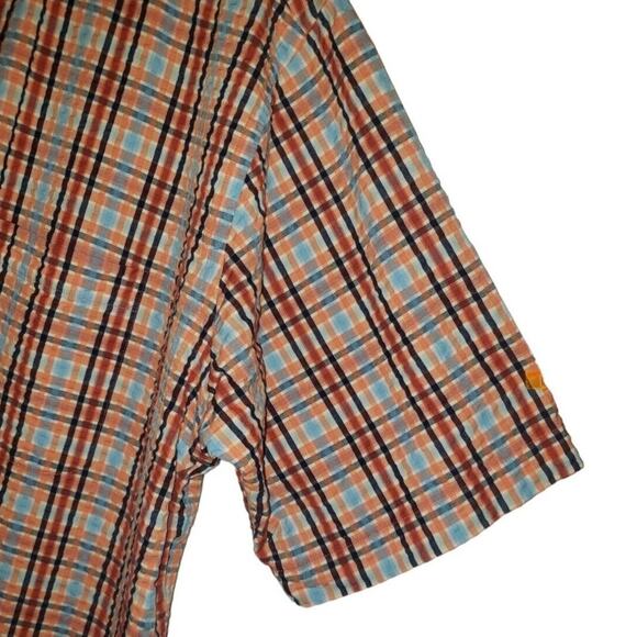 Austin Reed Madrid Plaid Shirt L Multicolor Vtg Cotton Button-Down, Relaxed Fit - Picture 6 of 12